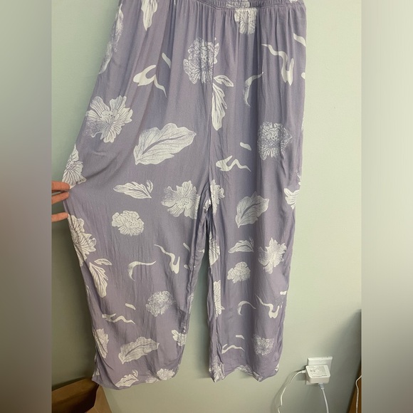 Wilfred Lavender Wide Leg Smocked Chianti Jumpsuit - Picture 8 of 12